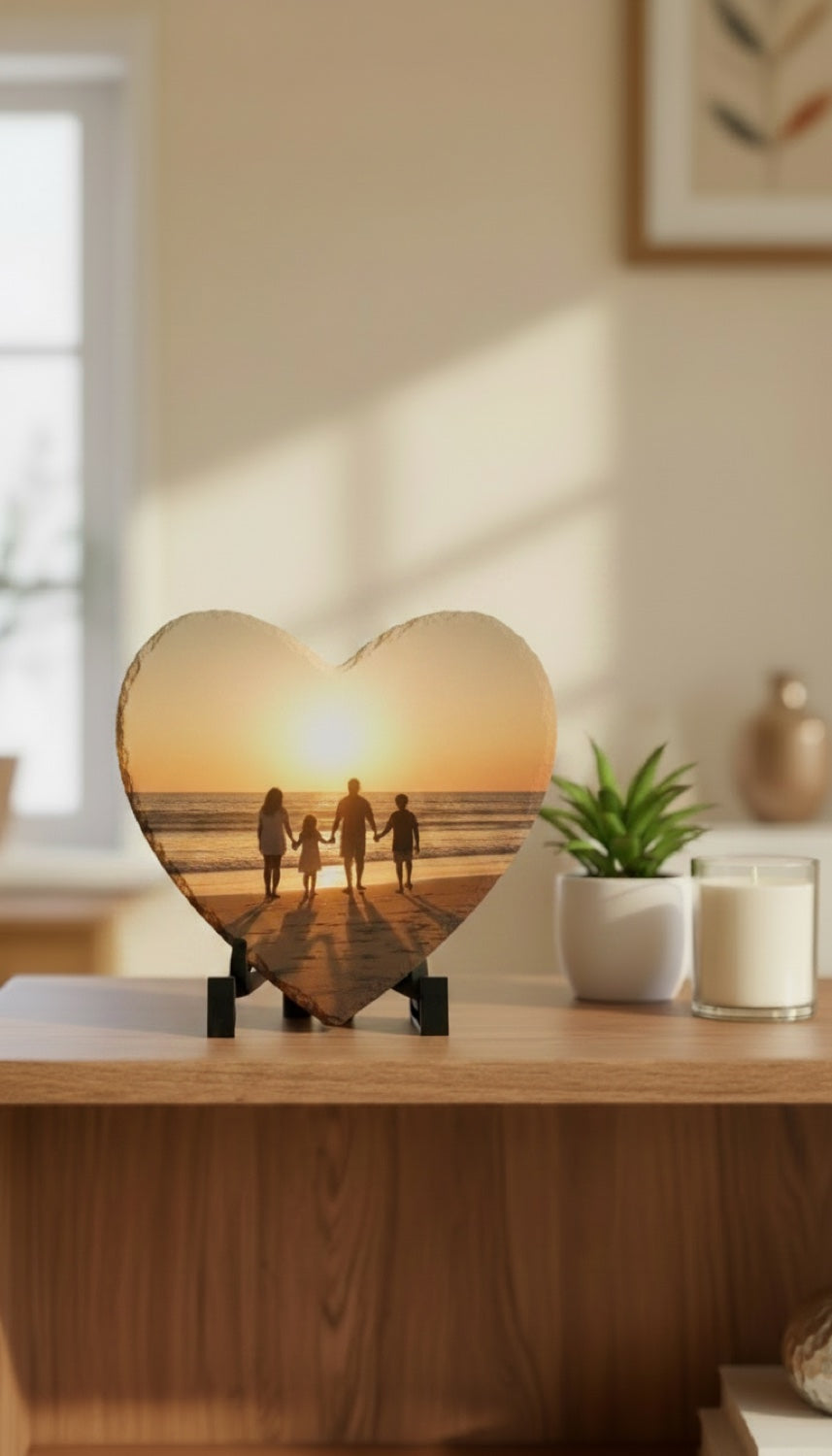 Memory Slate — Heart shape